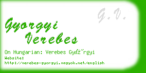 gyorgyi verebes business card